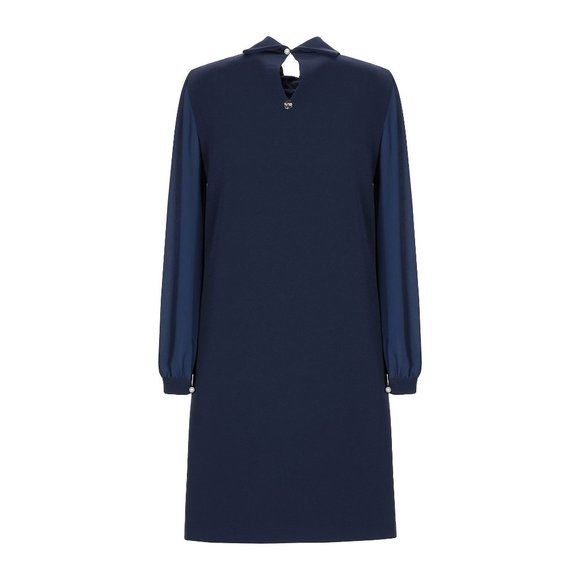 BLUGIRL BLUMARINE Midnight blue short dress - Picture 2 of 9